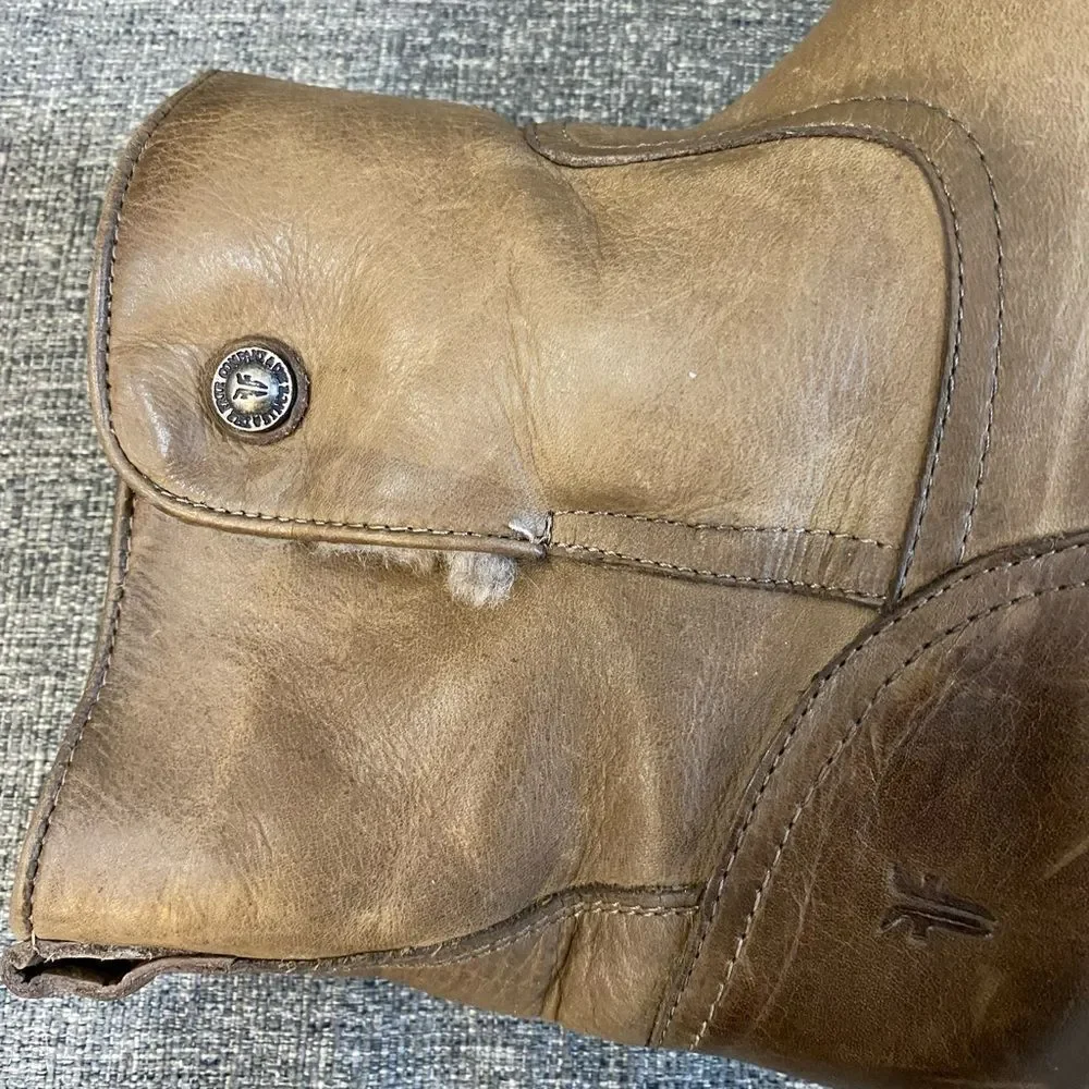 Frye Mara Button Short Ankle Boots Women’s Size 9.5